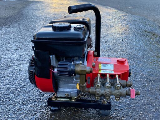 現品確認歓迎 初期不良対応OK 整備済 高水量15.4L/分 水圧35Kgf/c㎡ 2.4馬力　丸山 セット動噴 MS171EMM