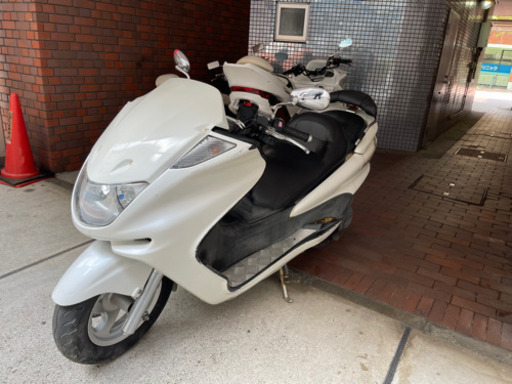 【YAMAHAマジェスティー】SG03J 大人カスタム　ホワイト　好調