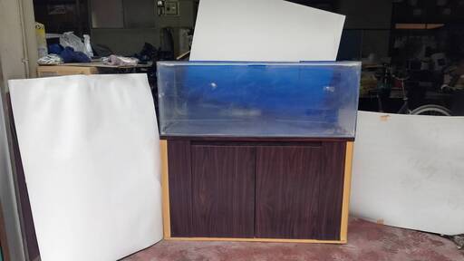 ★引き渡し完了★【水槽・ろ過器】　アクリル120×45×45 エーハイム　３台