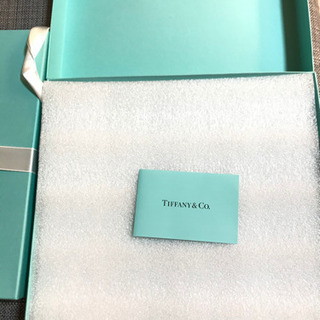 最終価格　ティファニー TIFFANY＆Co ブルー  プレート　大皿　ペアの画像