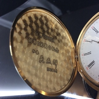 TISSOT ティソ 台湾トヨタ 100万台記念 手巻き懐中時計の画像