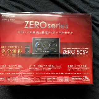 新品　未使用　そのほかも色々激安にて、出品してます！！レーダー探知機 コムテック ZERO805V 無料データ更新 移動式小型オービス対応 OBD2接続 GPS搭載 4.0インチ液晶の画像