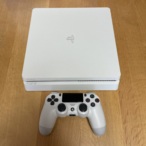 PS4グレイシャーホワイト 500GB CUH-2200A B02  モンハンワールドソフト　セット