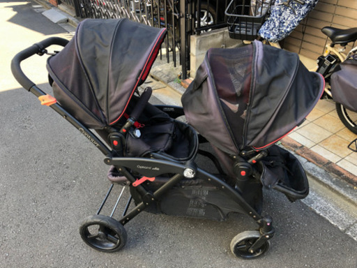 2人乗りベビーカー　コンターズ
