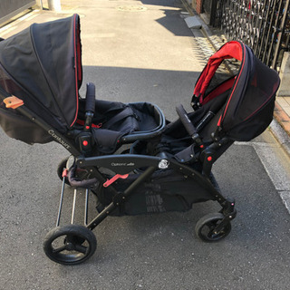 2人乗りベビーカー　コンターズの画像