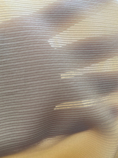 絽の着物（黄色無地）と帯
