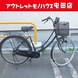 自転車 26インチ ブリジストン シティサイクル 3段切替 黒 ...
