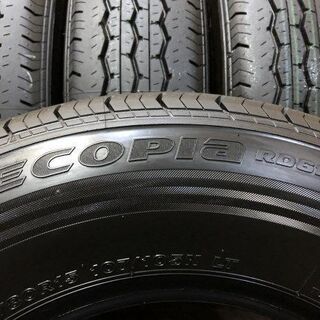 新車外し 2021年製 BS ECOPIA RD613 195/80R15 107/105N LT 15インチ 夏タイヤ 4本 ハイエース キャラバン等 (JR07) クレジットカード QR決済可能