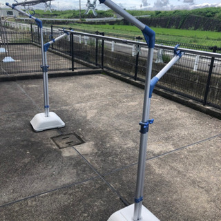 屋外 洗濯物干し台 物干し竿はつきまけん