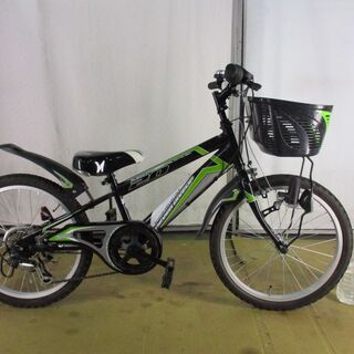 美品　中古自転車 B382　ジュニアマウンテン　黒 【20インチ 】