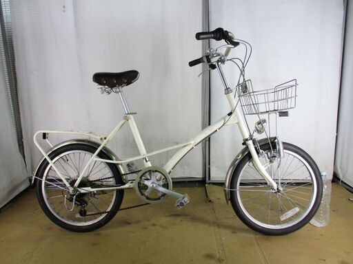 中古自転車 B387　イーストボーイ　ミニベロ　ホワイト【20インチ 】