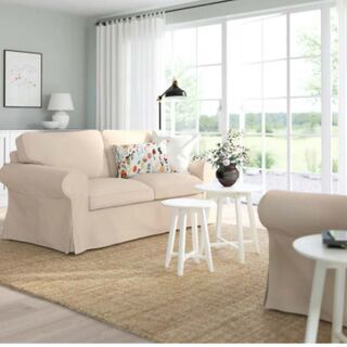 イケア IKEA EKTORP エークトルプ 2人掛けソファ ホワイト