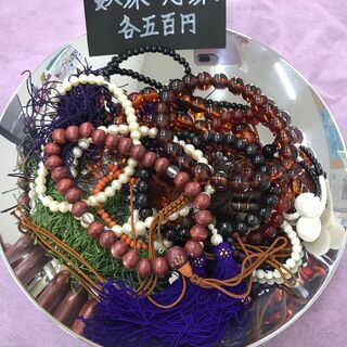 店頭販売済み🌠MILKY WAY SALE🌌各１点５００円数珠・...