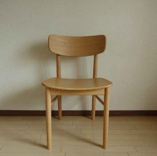 無印良品 ラウンドチェア・ブナ材