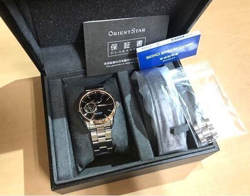 美品 正規品 オリエントスター ORIENT STAR RK-AT0005Y セミスケルトン プレステージショップ限定モデル メンズ 