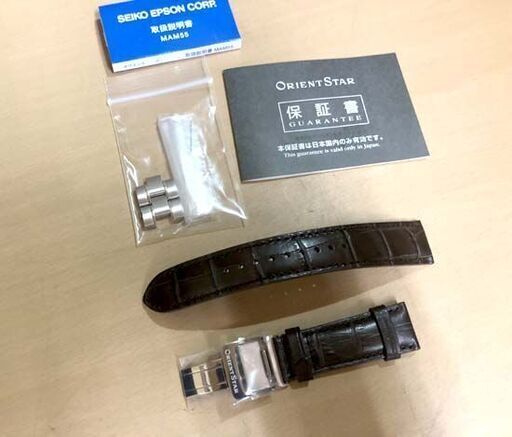 美品 正規品 オリエントスター ORIENT STAR RK-AT0005Y セミスケルトン プレステージショップ限定モデル メンズ 