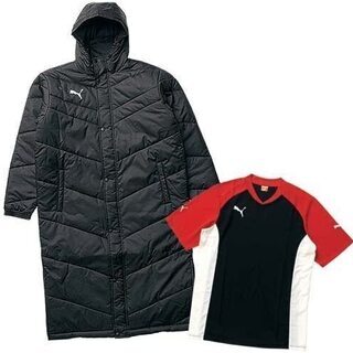 (プーマ) PUMA サッカー 6点セット　ピステ　アンダー　コンプレッション　ベンチコートの画像