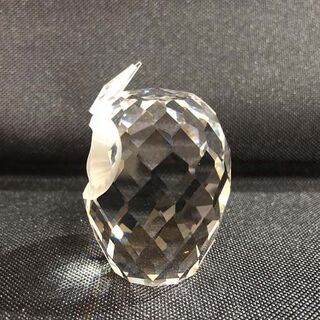 美品 SWAROVSKI スワロフスキー フクロウ フィギュリン クリスタルガラス ふくろう 梟 置物 インテリア 高さ5cm ☆ 札幌市 白石区 東札幌 ☆ アウトレットモノハウスの画像