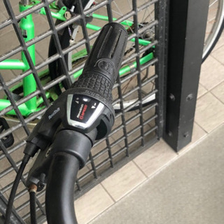 美品　サイモト　変速機自転車　カゴ付きの画像