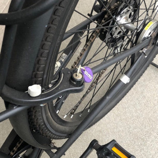 美品　サイモト　変速機自転車　カゴ付きの画像