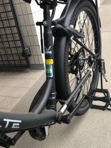 美品　サイモト　変速機自転車　カゴ付き