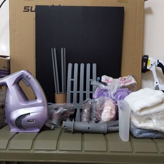 【お値引き交渉可】シャークスチームポータブル　スチームクリーナー　清掃　完備の画像