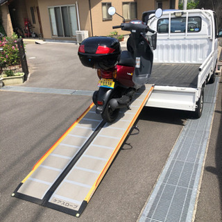 2.1m バイク用ラダーの画像