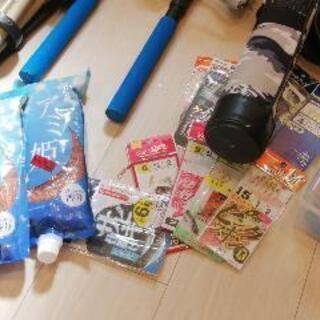 海釣りセット 竿2本 その他いろいろの画像