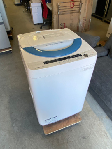 超激安!!5.5kg洗い SHARP 全自動電気洗濯機 動作良好!! 2015年製
