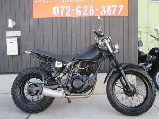 ★２０万円！TW200　実働車★ヤマハ　セル付き！TW　人気の黒！程度良好★