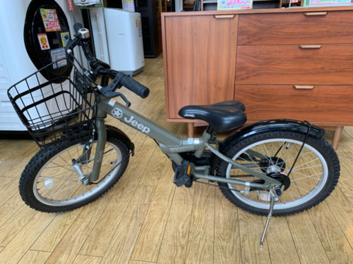 ⭐️カッコいい⭐️Jeep 18インチ 子供用自転車 ジープ カーキ