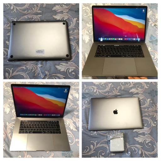 2017年モデル15.4型Retina液晶 MacBookPro 15 Touch Bar i7-7700HQ 16GB SSD256