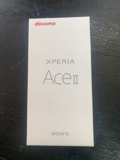 新品 SONY シムフリー Xperia ACEⅡ ホワイト SO-41B 2752
