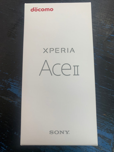 新品 SONY シムフリー Xperia ACEⅡ ホワイト SO-41B 9861