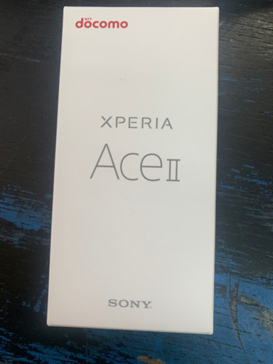 新品 SONY シムフリー Xperia ACEⅡ SO-41B ブラック 4863