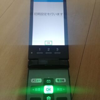 au　かんたんケータイ　ガラホ　KYF36　白ロム　Simロック解除済　の画像