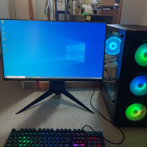 ゲーミングPC ALIENWAREモニターセット　i510世代　16GB RGB