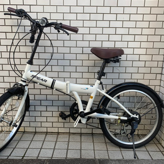 折りたたみ式20型自転車（一回のみ使用）