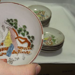 大量20枚　玉峰　絵皿　小皿　大きさ約11㎝　１枚欠けがありましたの画像