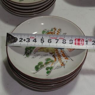 大量20枚　玉峰　絵皿　小皿　大きさ約11㎝　１枚欠けがありましたの画像