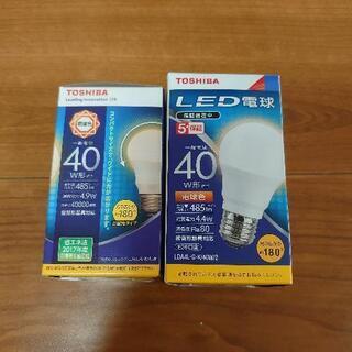東芝　LED電球　40W形　電球色