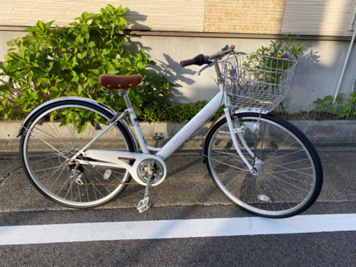 取引き中【LEDオートライト】27インチ　6段 自転車