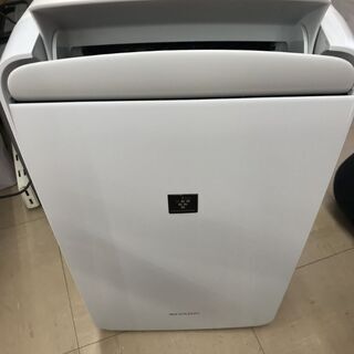 【引取限定】美品　シャープ ＣＭ－Ｌ１００－W 衣類乾燥除湿器　中古　２０２１年製【うるま市田場】