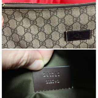 グッチ GGスプリーム マザーズバッグ 哺乳瓶ケース付き 斜めがけショルダーバッグの画像