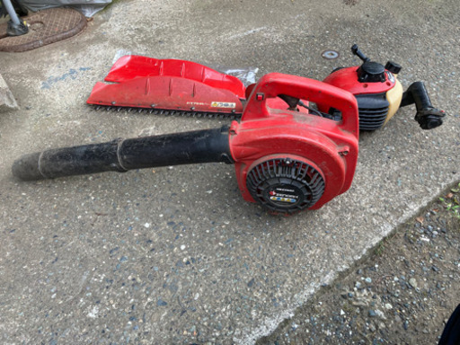 ジャンク品　ゼノア 製トリマーとブロア