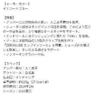 【ほぼ新品】フットサルシューズ27.0cmの画像