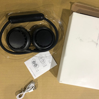 首掛け扇風機 、USB充電式の画像