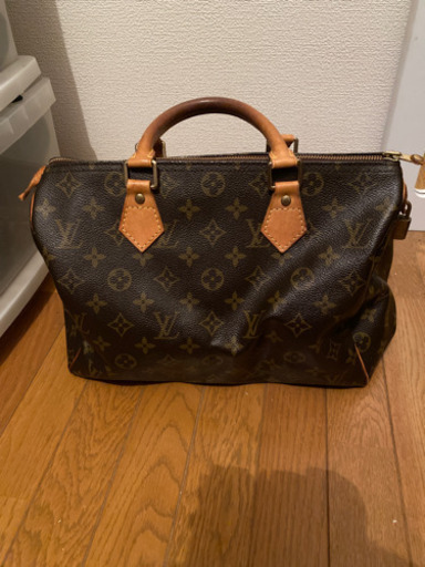 ヴィトンボストンバッグ　鍵付き　中サイズ