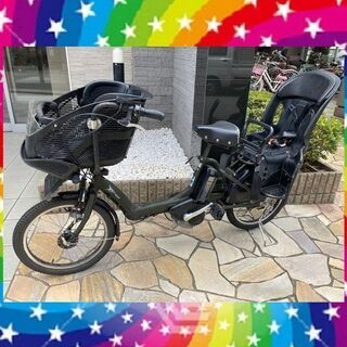 ?バッテリー最高レベル！8.9Ah?ヤマハ　YAMAHA　パスキスミニ　電動自転車　電動アシスト自転車　中古 子供乗せ　718④