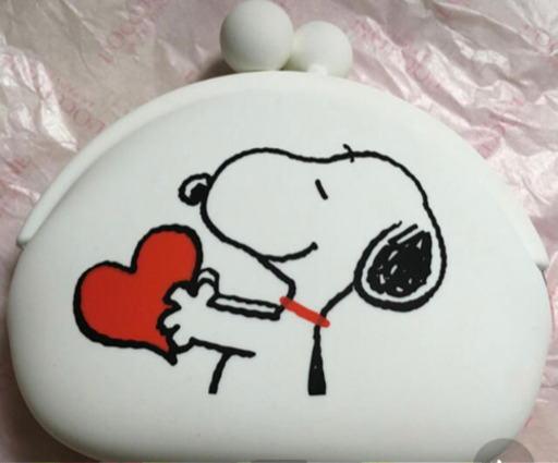 SNOOPY シリコン製がま口